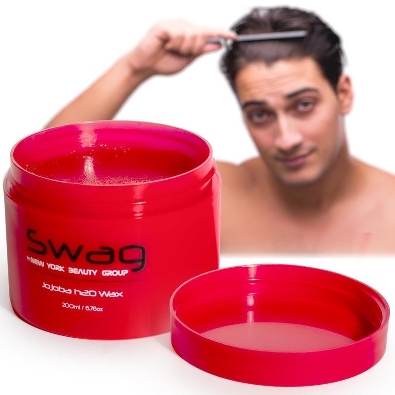 Swag Jojoba H20 Wax for Men - Non-sticky formula with light fragrance - Easily molds your hair - 6.76 oz - Image 5